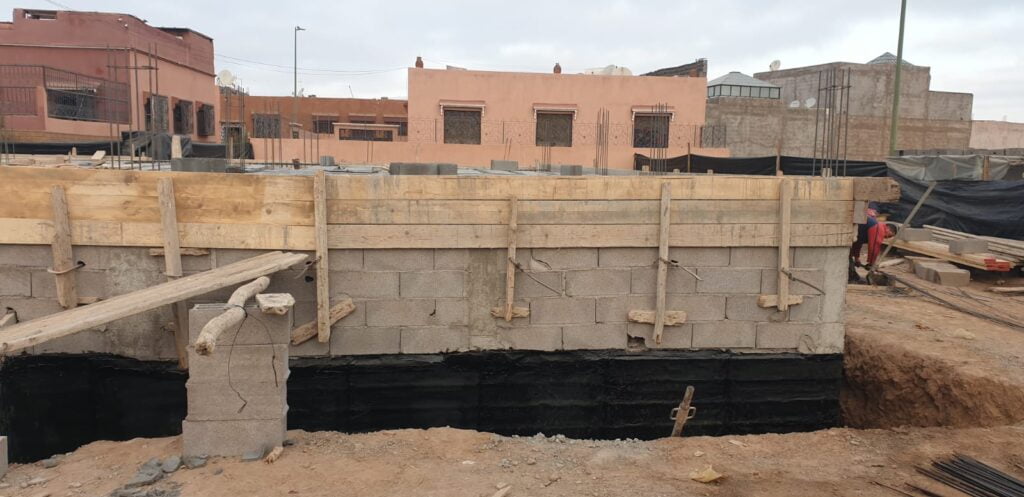 Construction dune villa lotissement kaoutar (15)