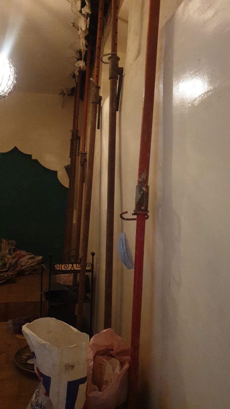 Travaux de refection de murs intérieur et éxtérieur madina riad zitoune (2)